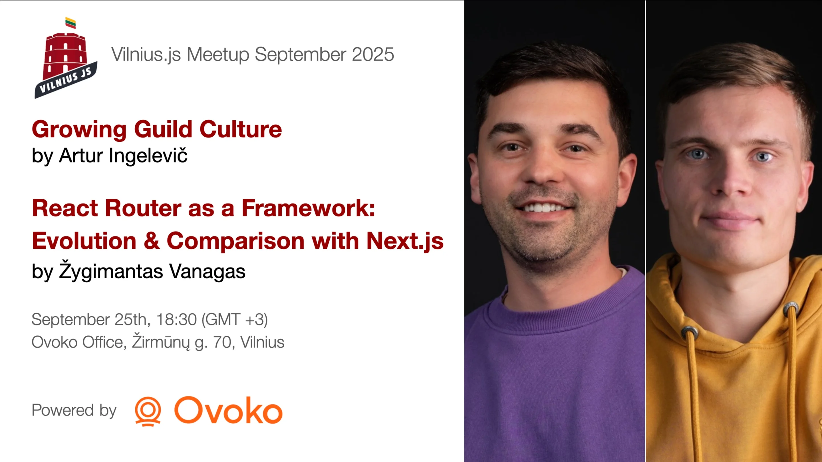 Vilnius.js Meetup September 2025 | Vilnius JavaScript User Group